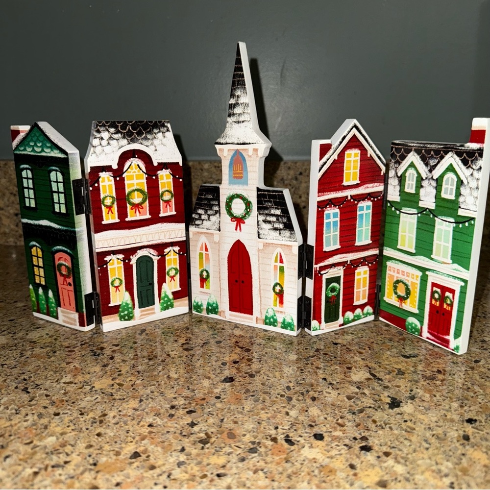 ⛪️ Folding Jinglebell Square Village Houses